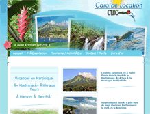 Tablet Screenshot of martinique-caraibe-location.com